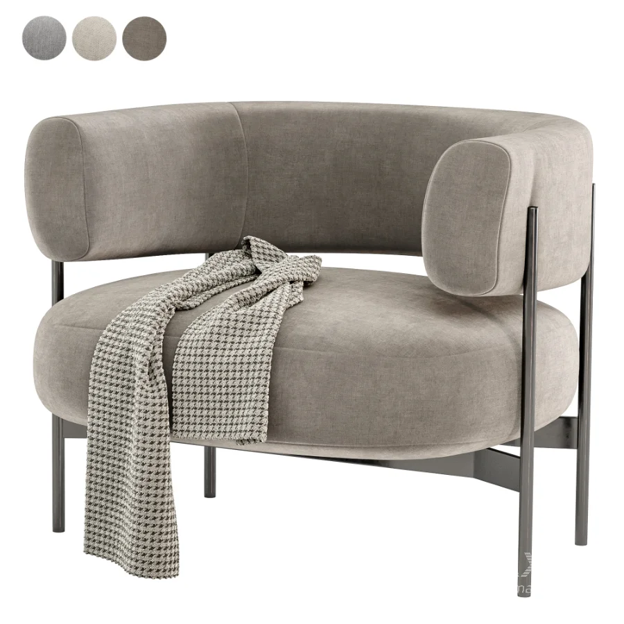 CINI armchair By HC28 Cosmo - Image 2