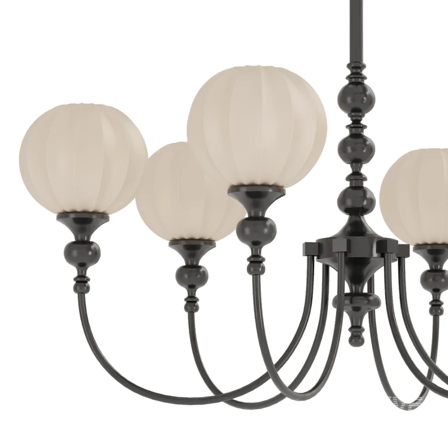 Retro Monique Chandelier - Image 9