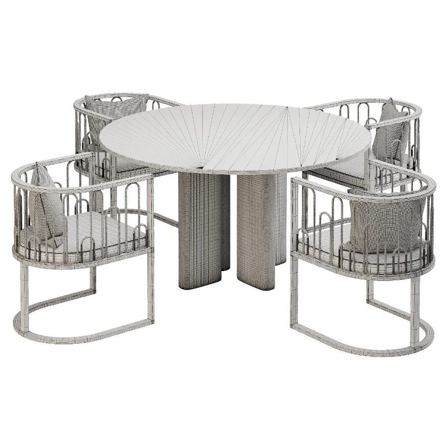 Dinning chair and table373 - Image 5