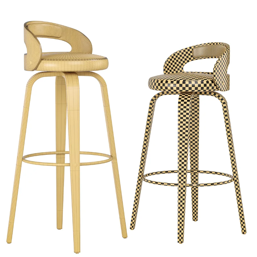 Shelly Swivel counter and bar Stool - Image 4