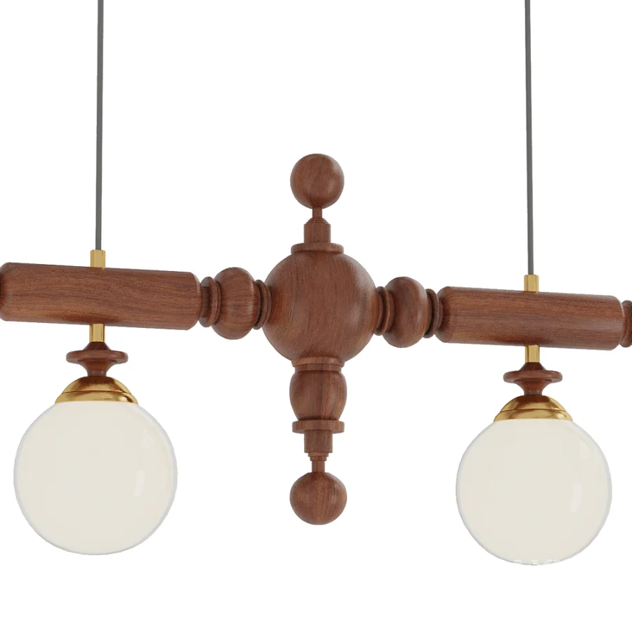 Cambridge Wooden Chandelier - Image 5