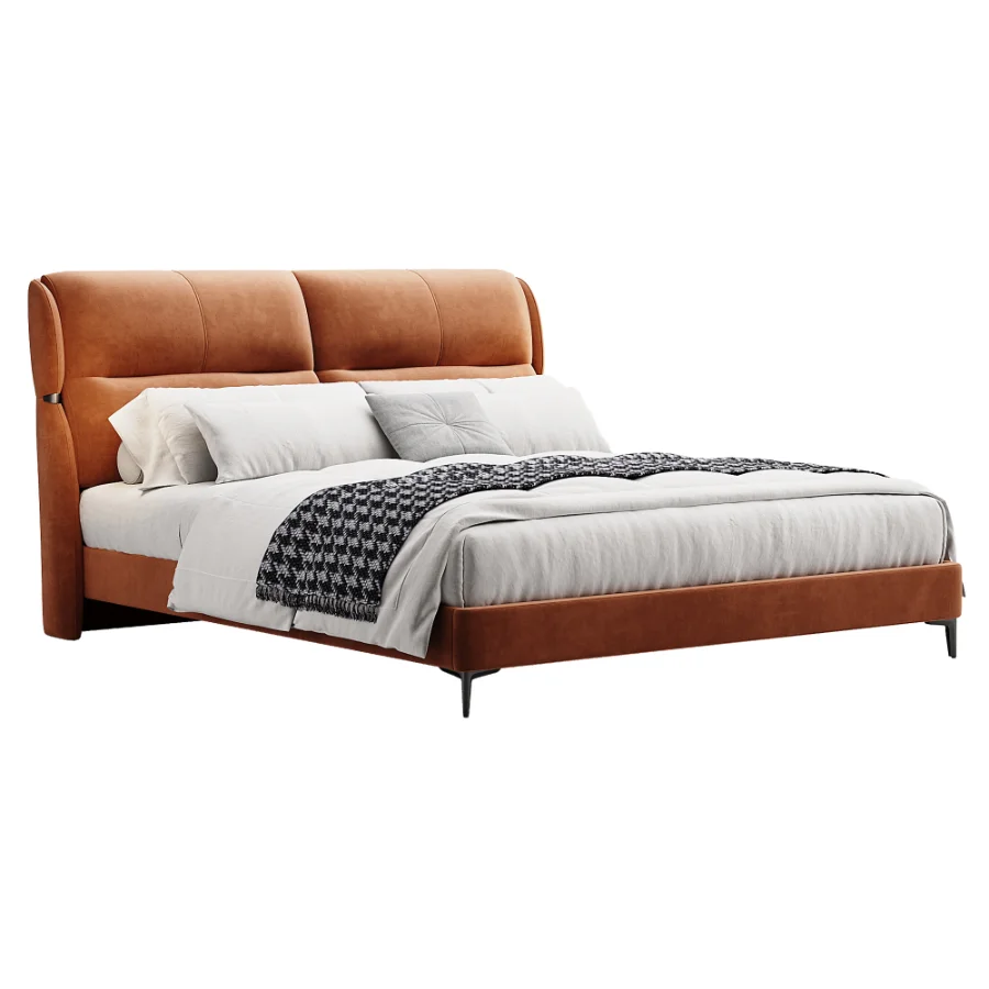 Scandinavian double bed 10 - Image 1