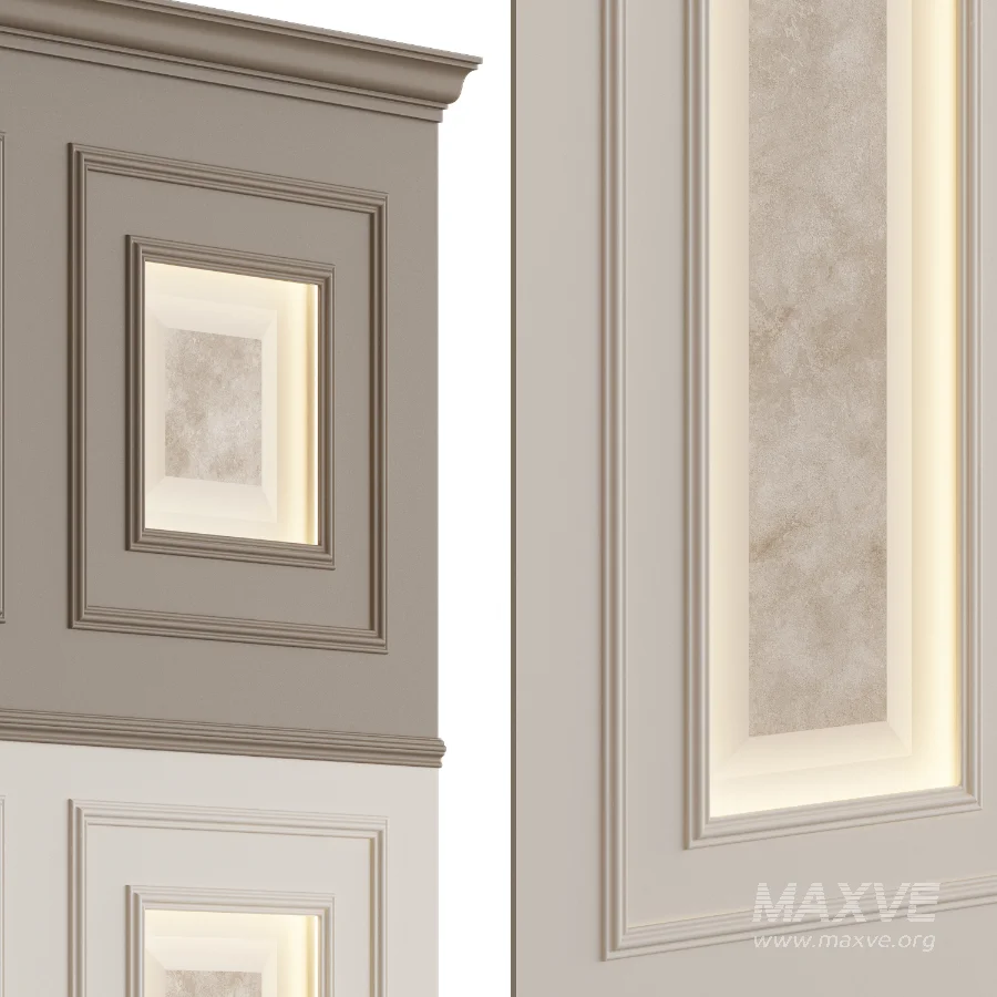 Wall Moulding Panel 01 - Image 5