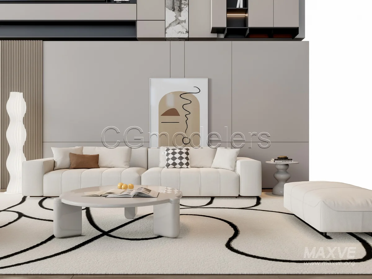 MODERN LUXURY LIVING ROOM SET 15 - Image 7