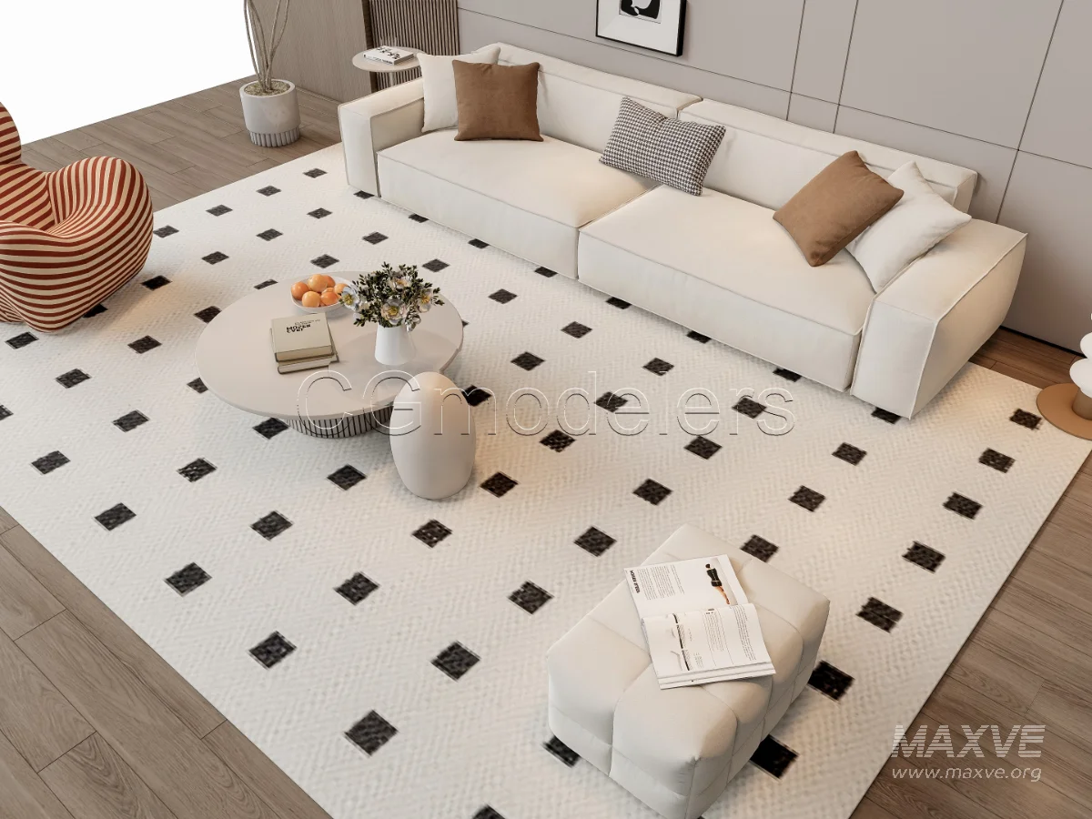MODERN LUXURY LIVING ROOM SET 12 - Image 5