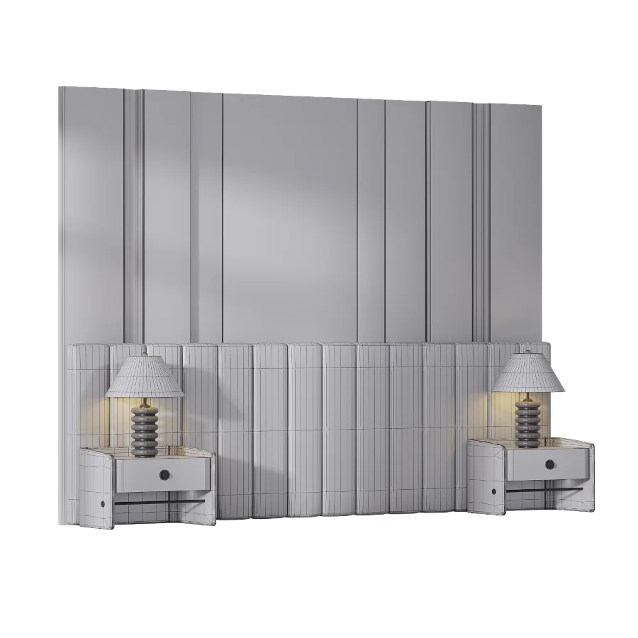 Modern style bedroom headboard set 003 - Image 1