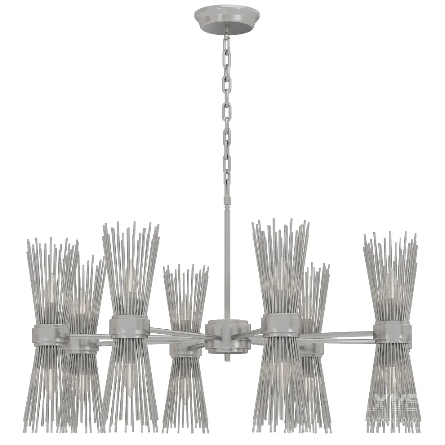 Skyla Brass Chandelier - Image 3