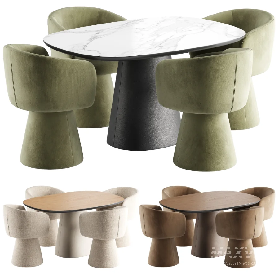 Tori Chair Pantone Dining Table - Image 1