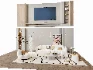 MODERN LUXURY LIVING ROOM SET 5 - Thumbnail 10