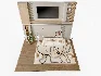 MODERN LUXURY LIVING ROOM SET 5 - Thumbnail 12