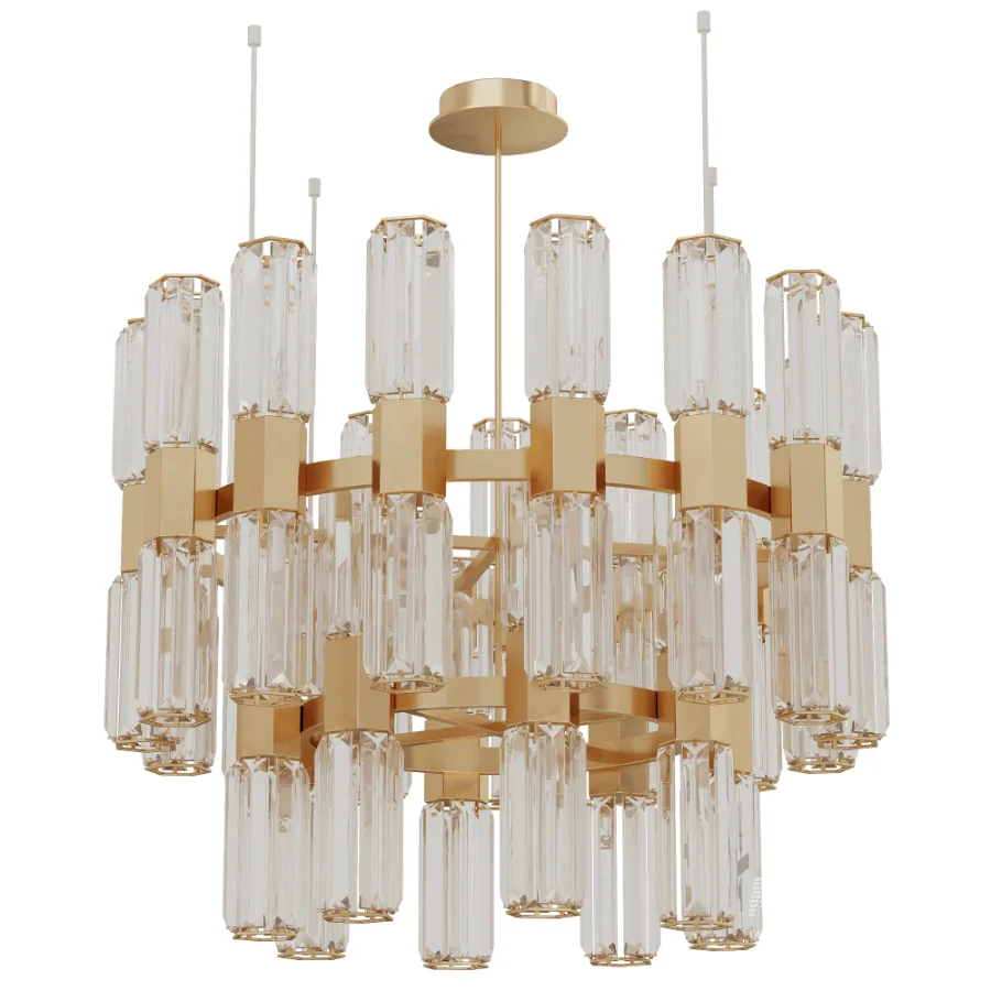 Century Chaos Crystal Chandelier - Image 1