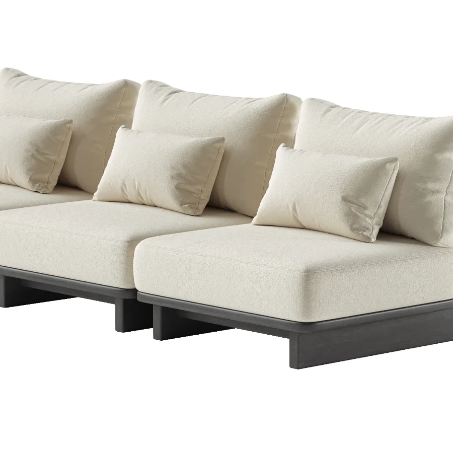 Daphne Outdoor Armless Sofa - Image 4