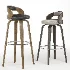 Shelly Swivel counter and bar Stool - Thumbnail 2
