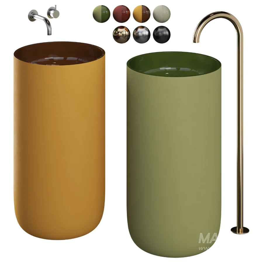 Freestanding Clay Basins FB I | Studio LOHO - Image 6