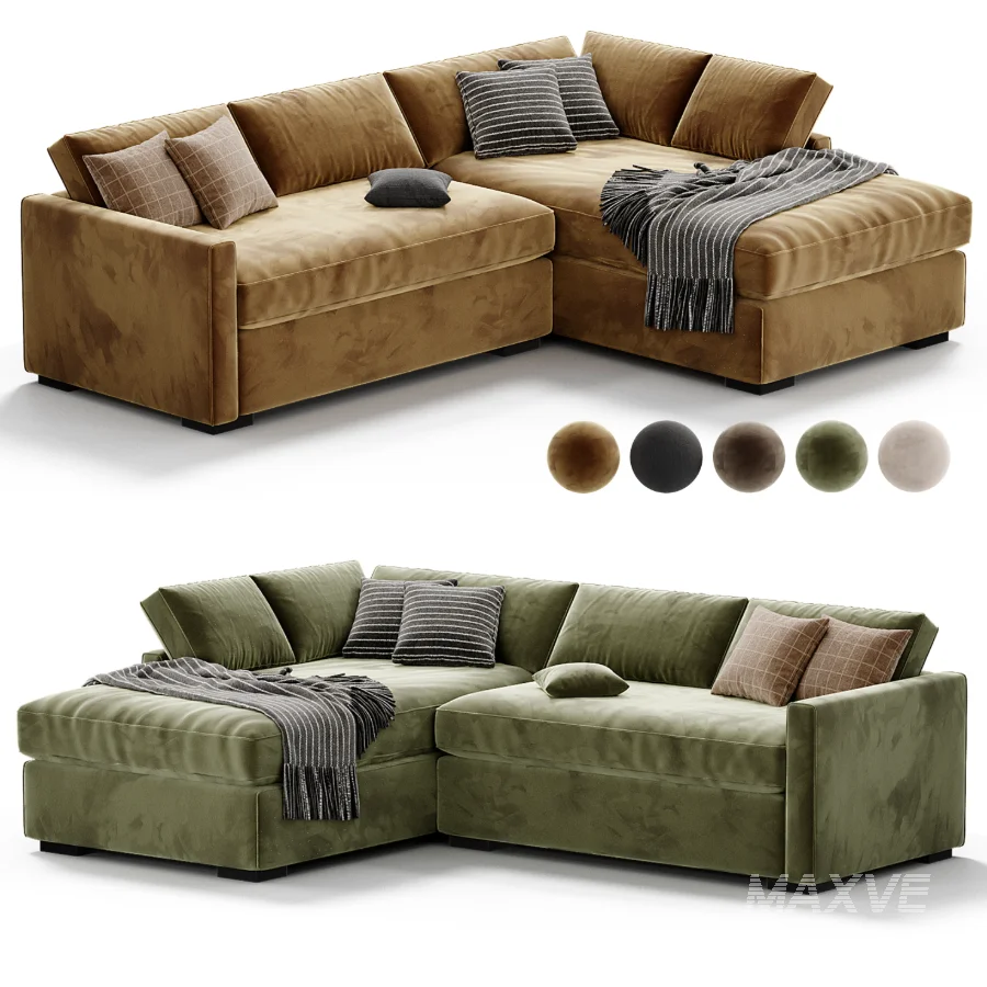 Clara Slim Arm Sleeper Sectional - Image 6