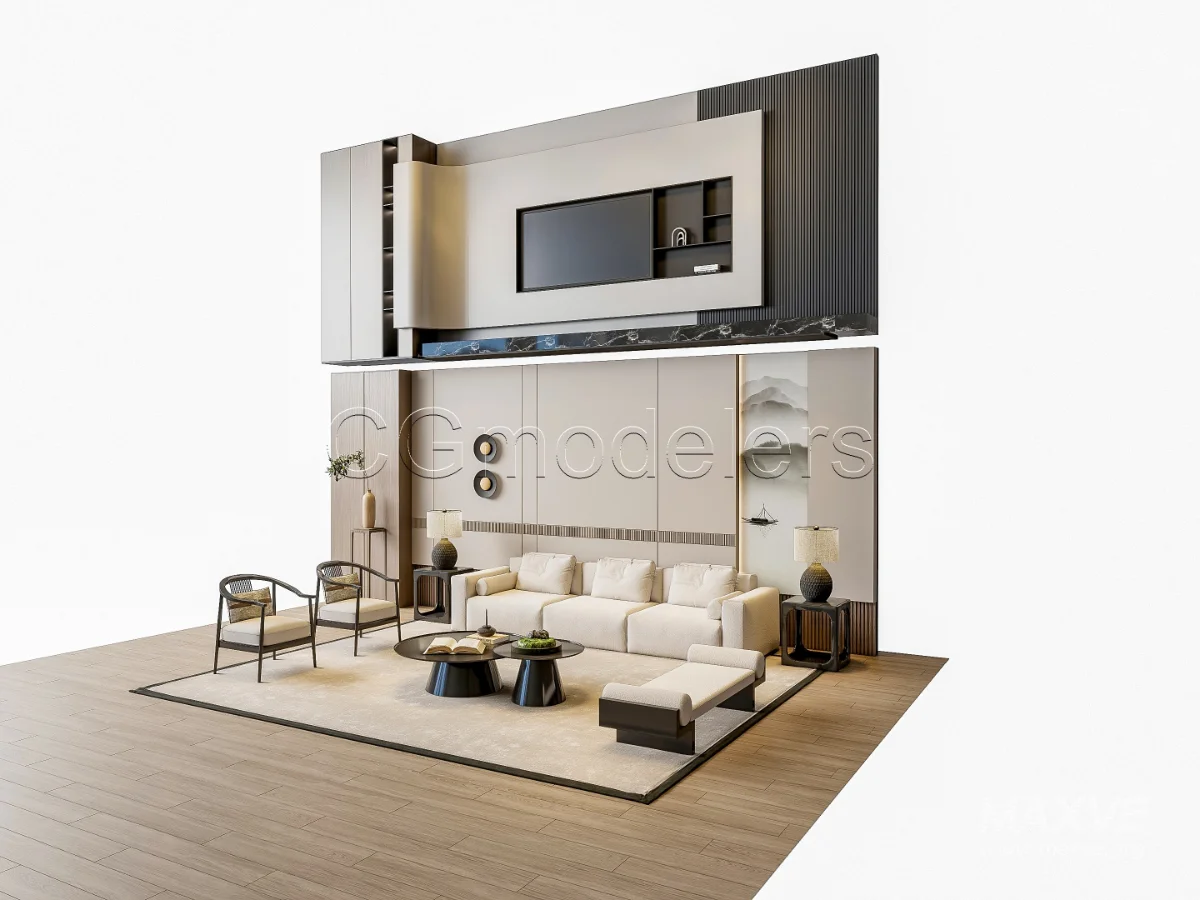 MODERN LUXURY LIVING ROOM SET 1 - Image 15