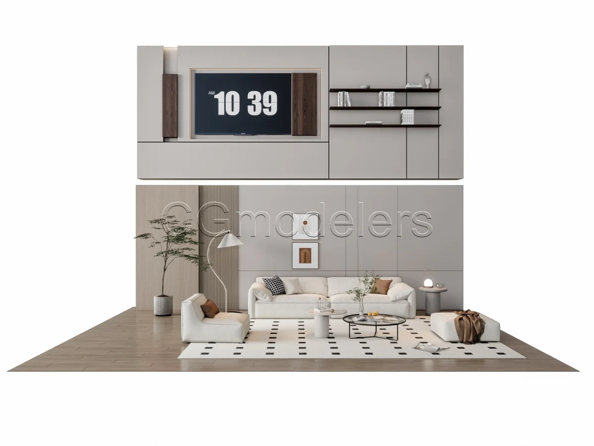 MODERN LUXURY LIVING ROOM SET 14 - Image 15