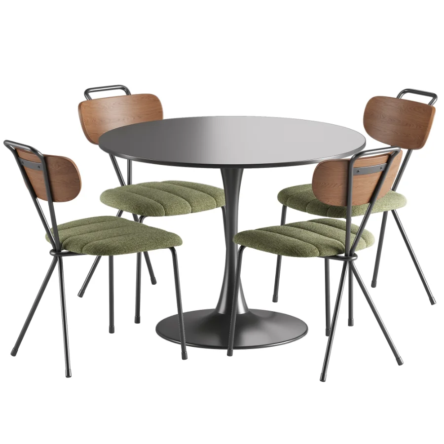 Berry Chair Tulip Table - Image 4