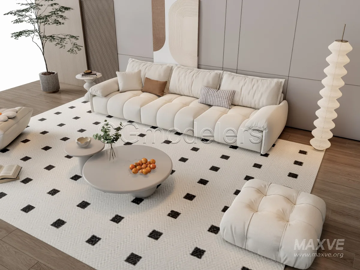 MODERN LUXURY LIVING ROOM SET 10 - Image 17