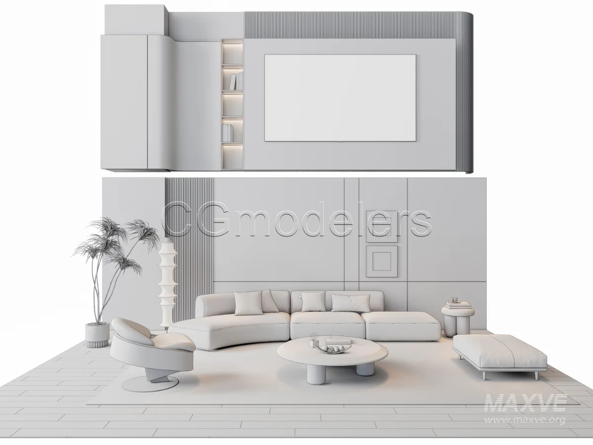 MODERN LUXURY LIVING ROOM SET 11 - Image 20