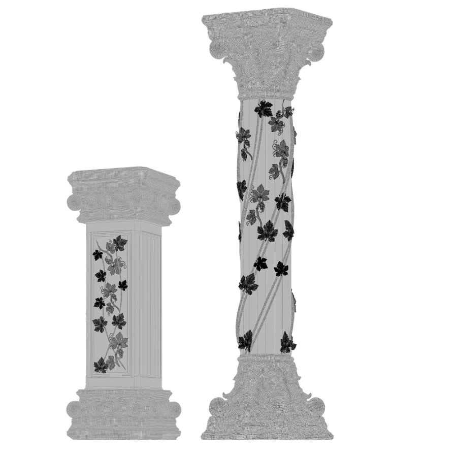 Classic Corinthian Column Collection 02 - Image 1
