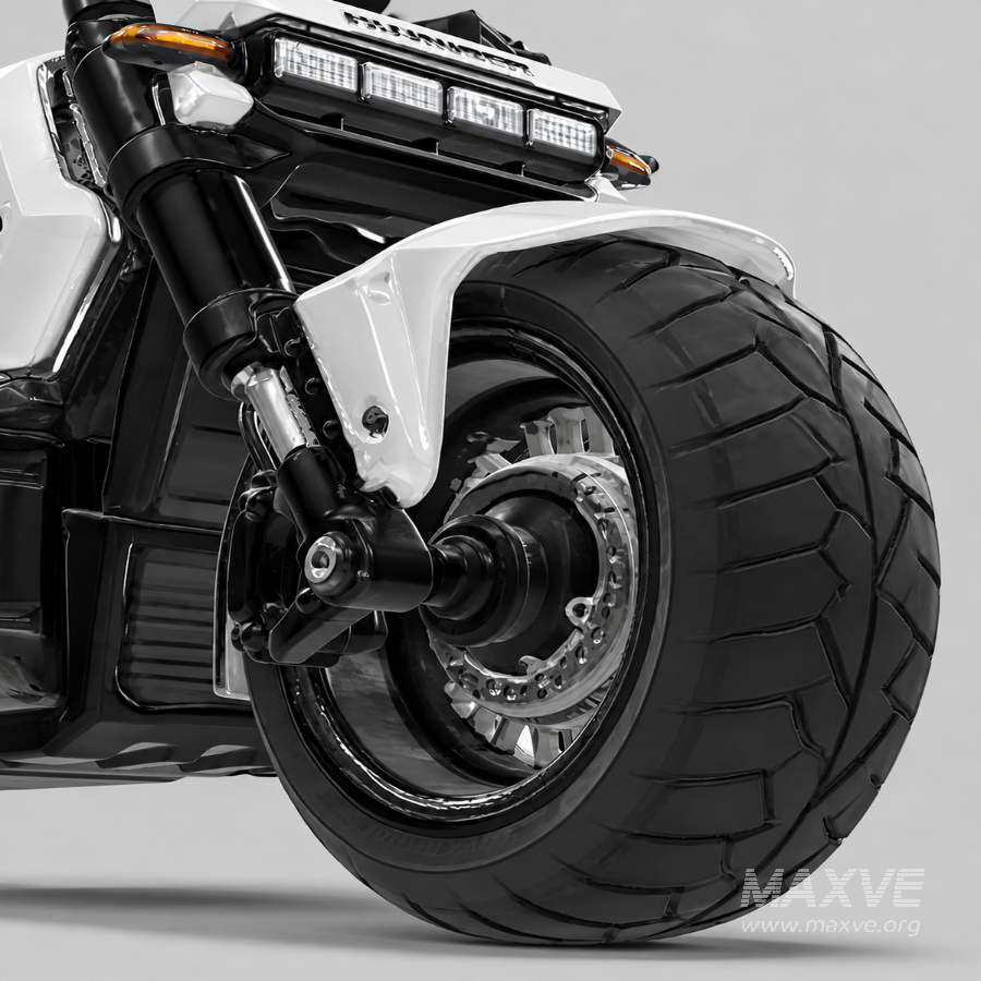 Futuristic Heavy-Duty Electric Motorcycle - Image 9