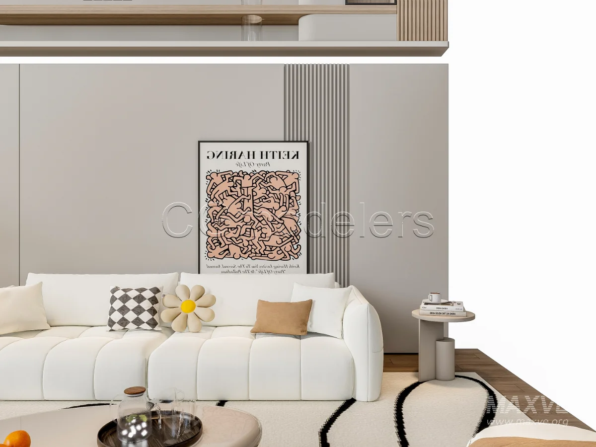 MODERN LUXURY LIVING ROOM SET 5 - Image 17