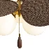 Vintage Floral Disc Ceiling Light - Thumbnail 3