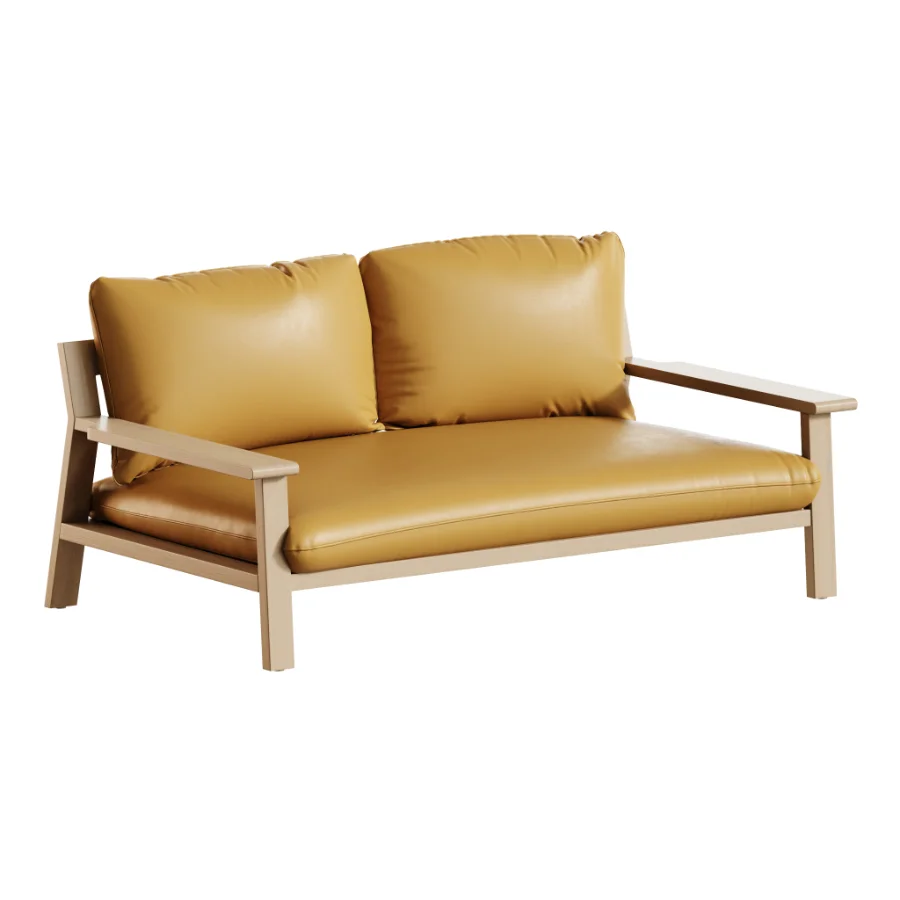 Amir 2-Seater Outdoor Day Bed in Acacia - Image 5