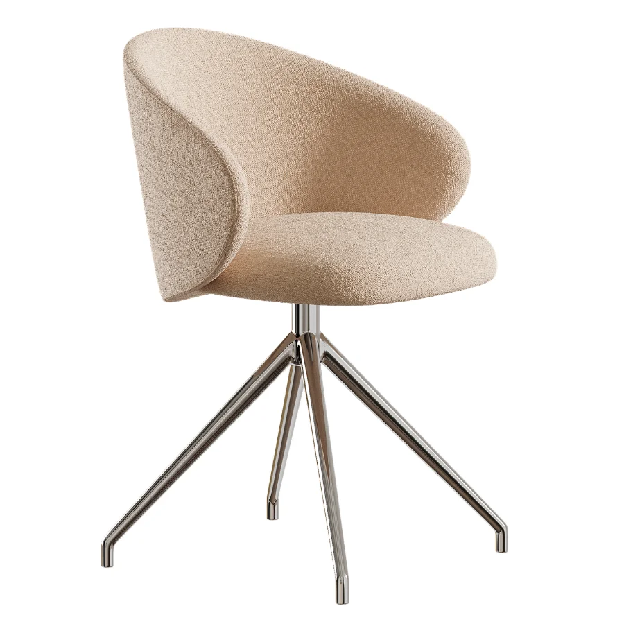 Tuka Upholstered Swivel Chair - Image 2