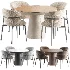 Rutte Flow Chair Lagen Dining Table - Thumbnail 1