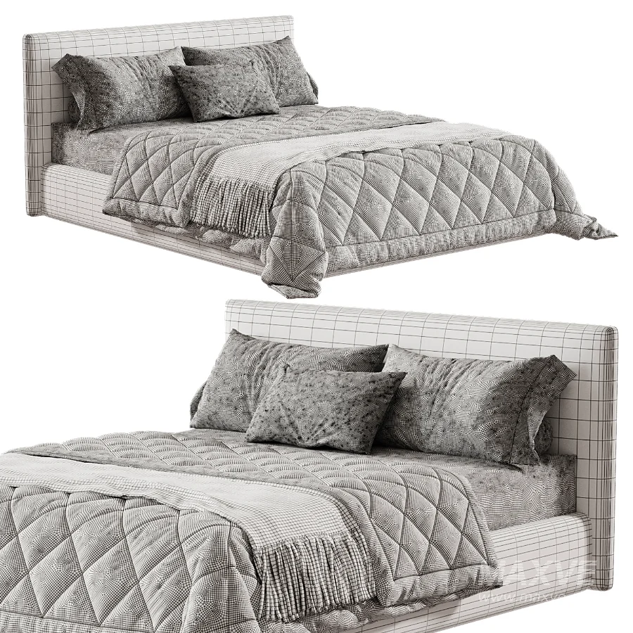 Ribbon Fabric Bed - Image 4