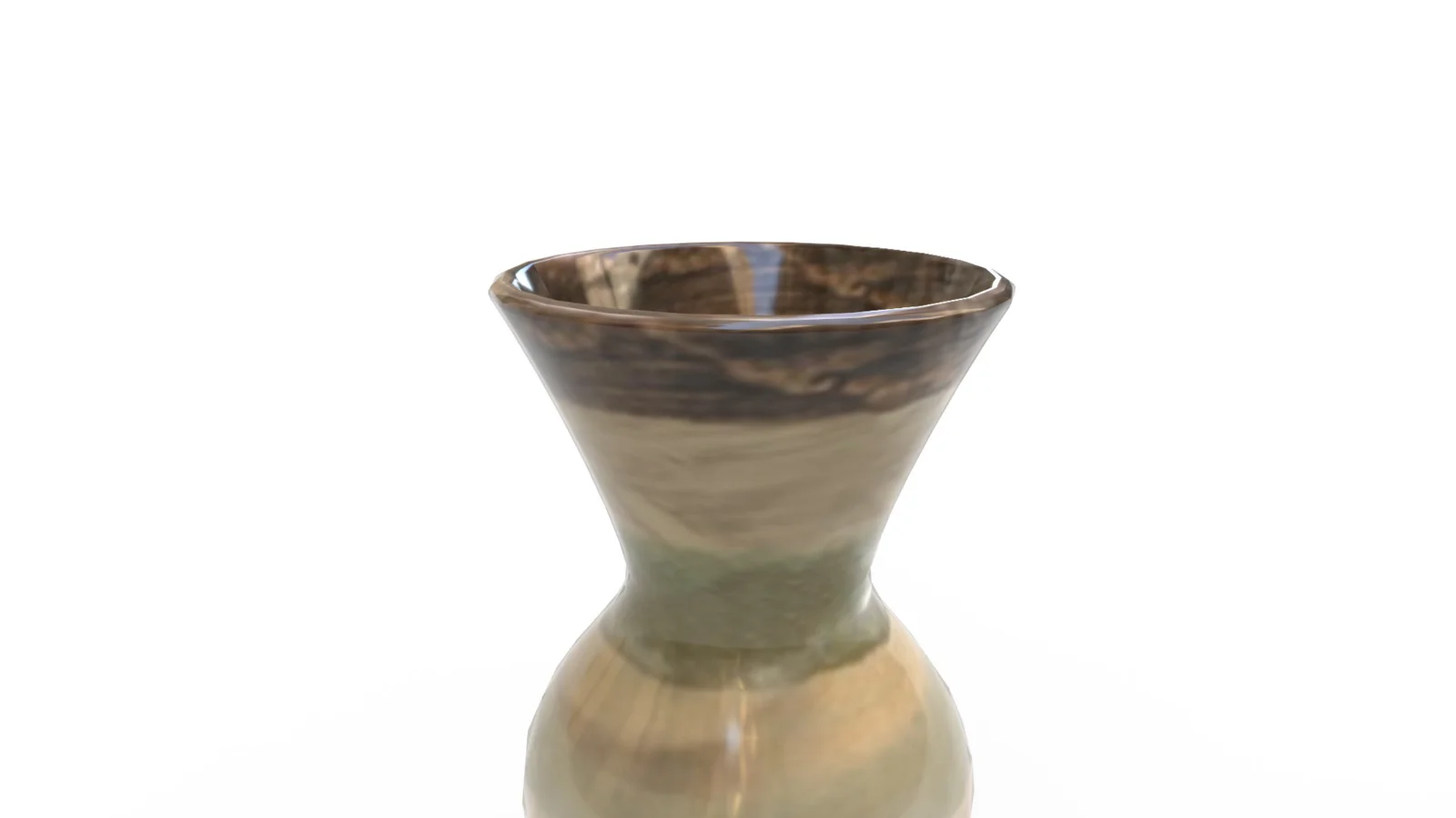 Bradburn Home Double Gourd Stripe Floor Vase - Image 5