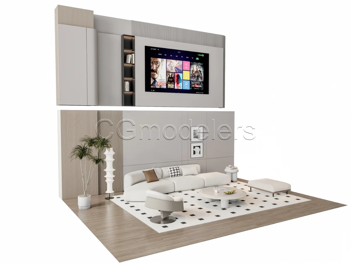 MODERN LUXURY LIVING ROOM SET 11 - Image 5