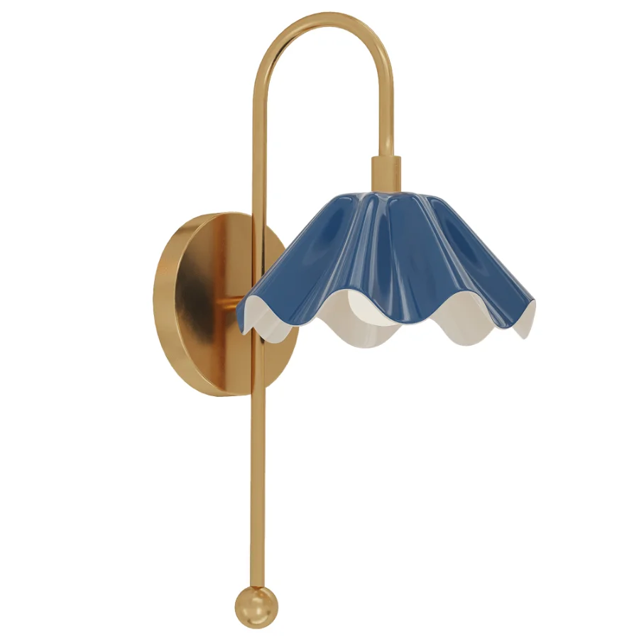 Brass Wall Sconce - Image 4
