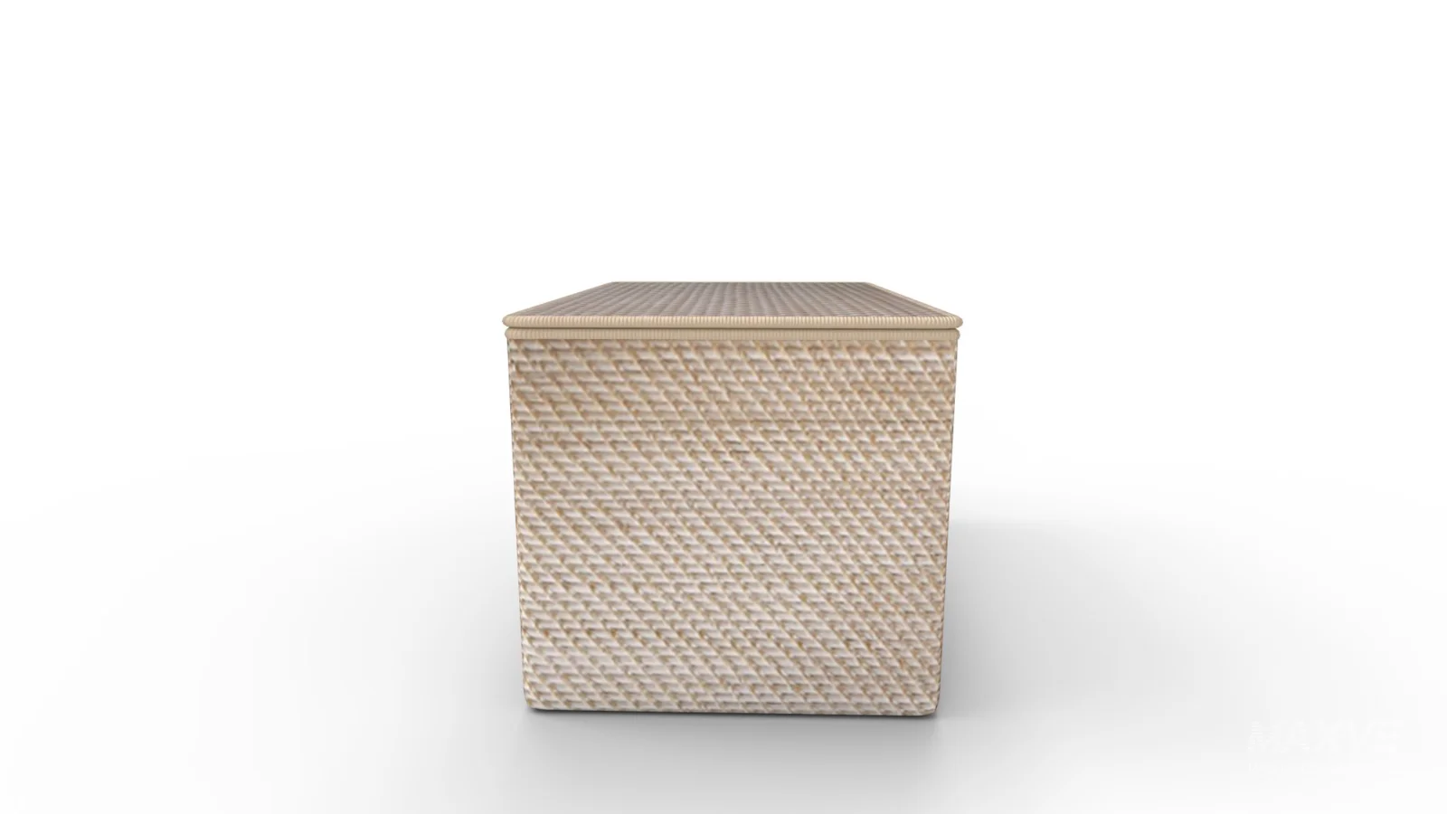 Modern Weave Lidded Storage Basket - Image 6