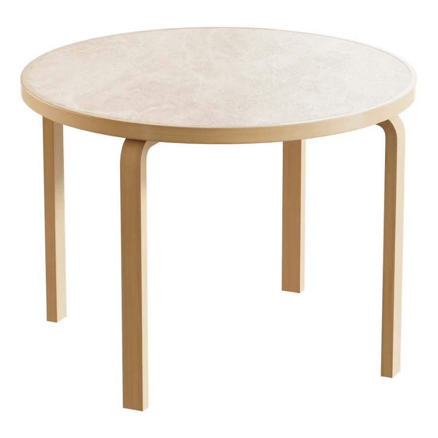 Artek Alvar Aalto Round Table 90A - Image 5