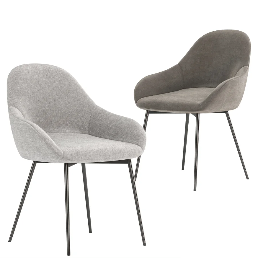 Brooke Fabric Dining Chair - Image 2
