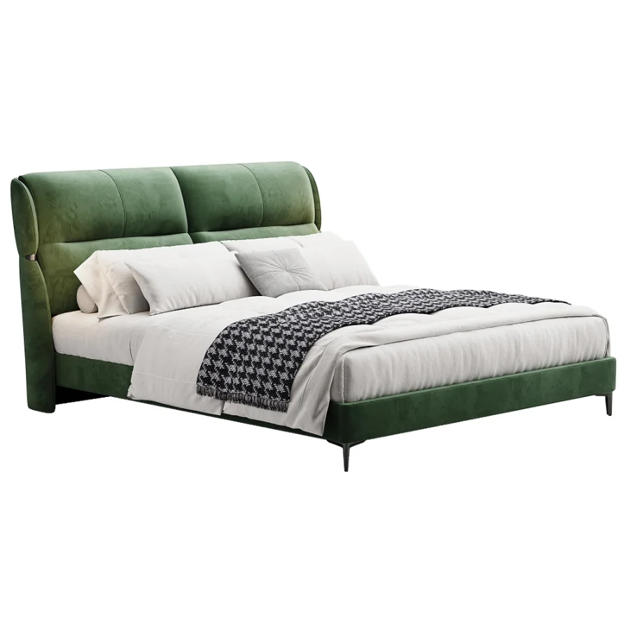 Scandinavian double bed 10 - Image 2