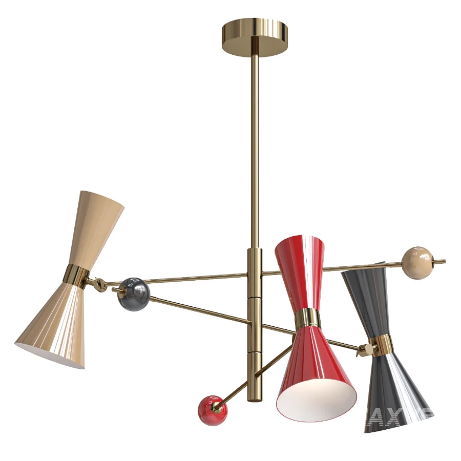 Modern Sputnik Chandelier - Image 2
