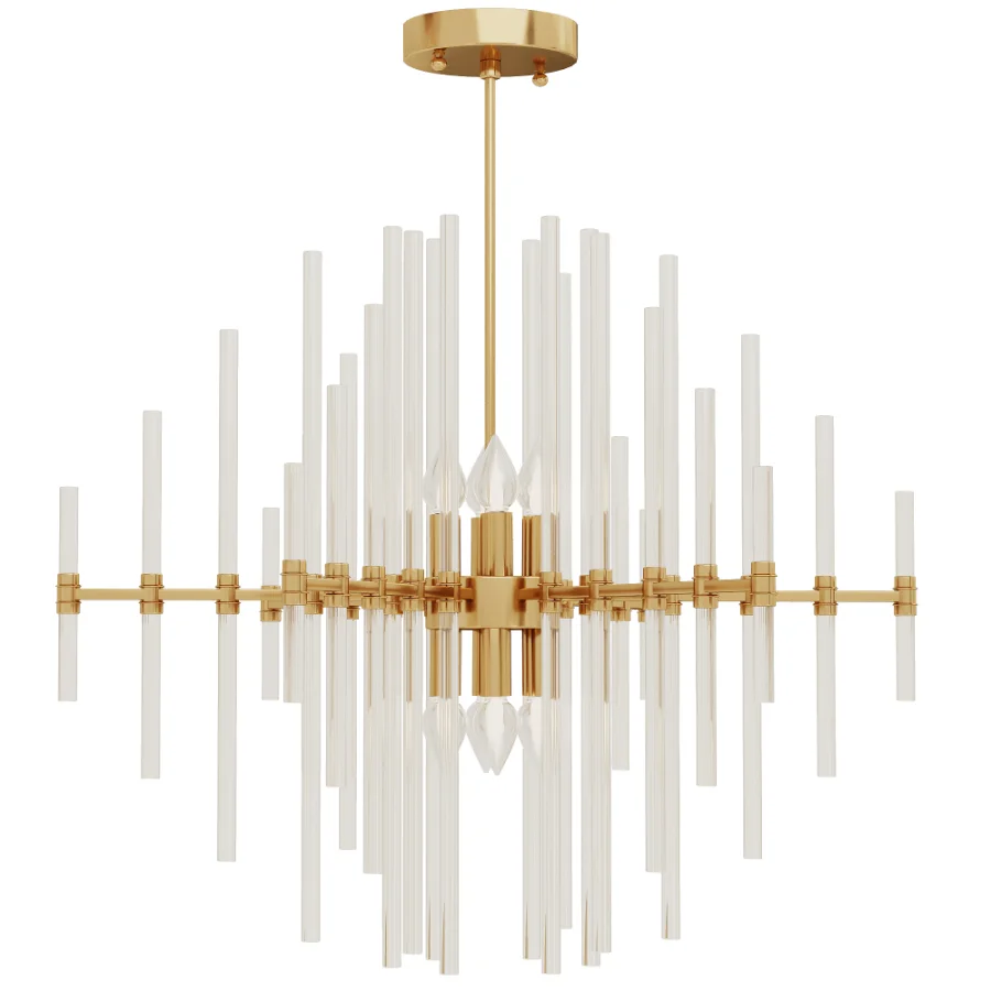 Sienna crystal rod pendant - Image 2