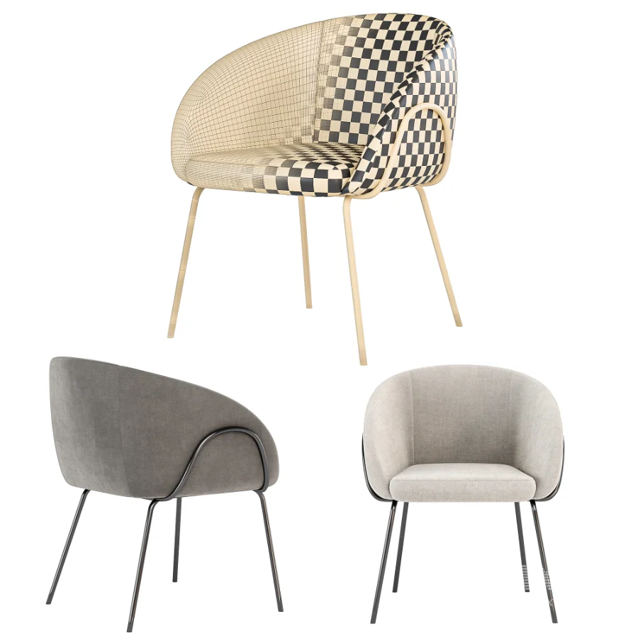 Xander Fabric Dining Chair - Image 2