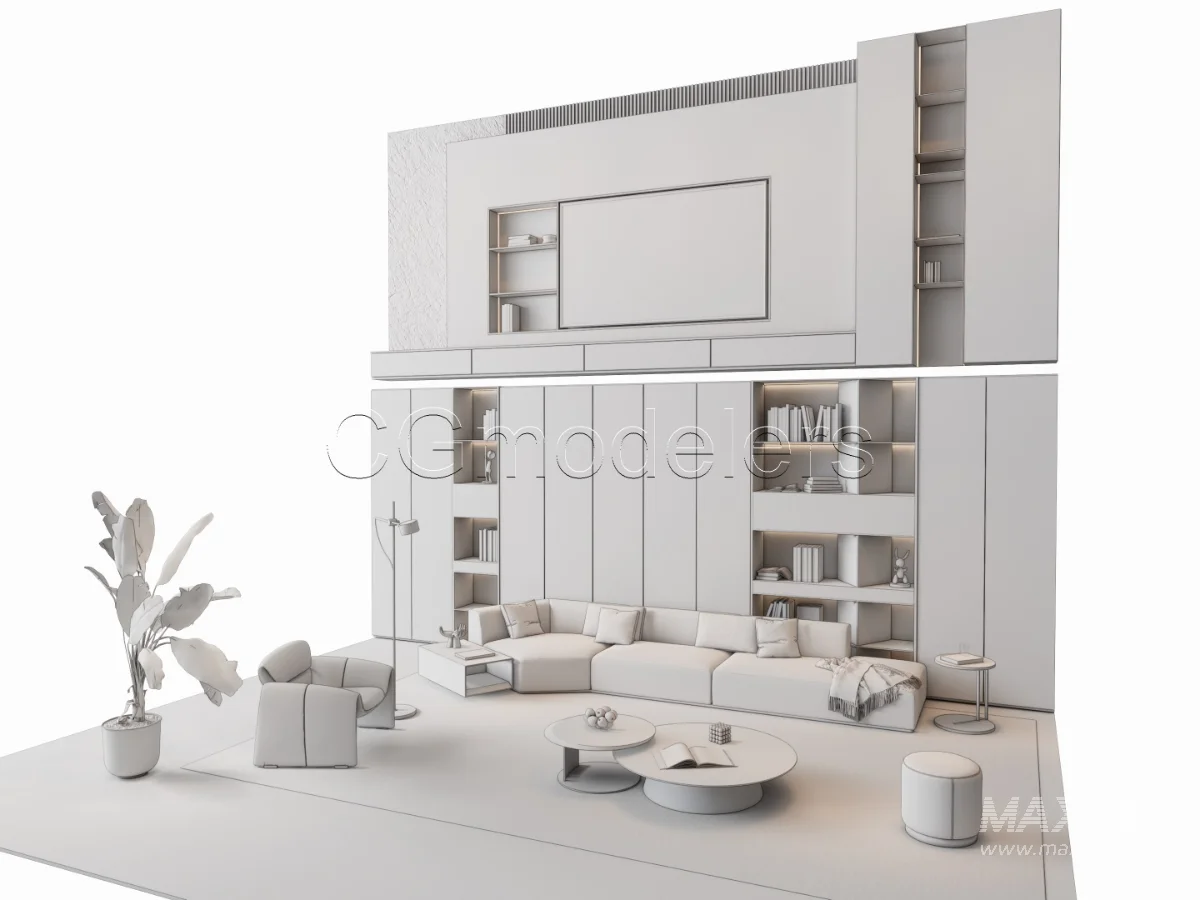 MODERN LUXURY LIVING ROOM SET 4 - Image 20