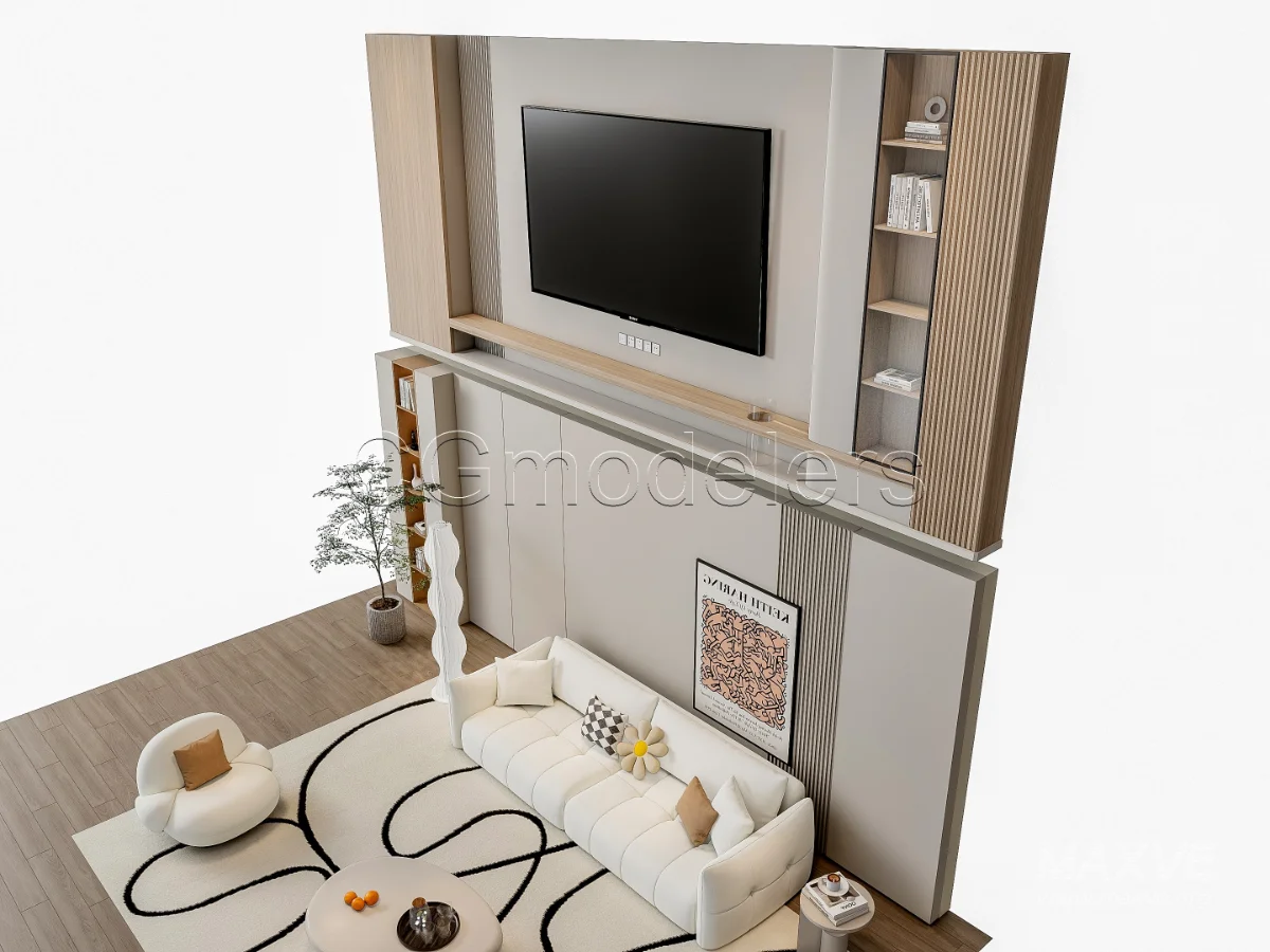 MODERN LUXURY LIVING ROOM SET 5 - Image 7