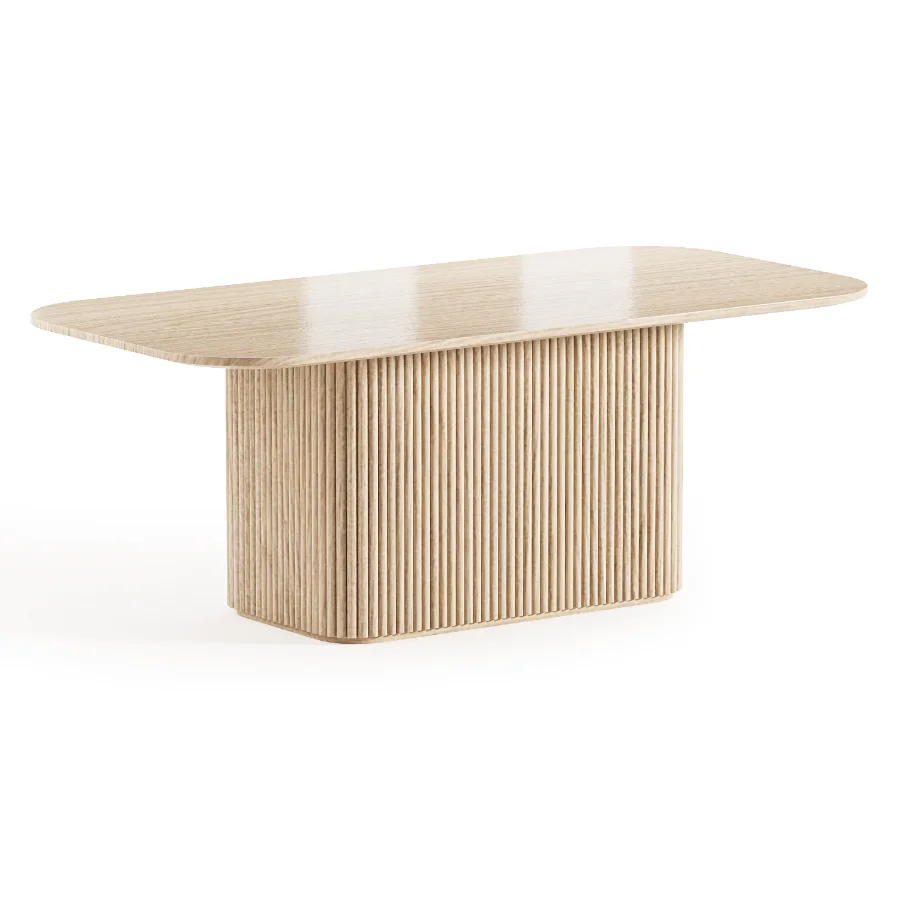 LESLIE ARMCHAIR and Dining Table - Image 1