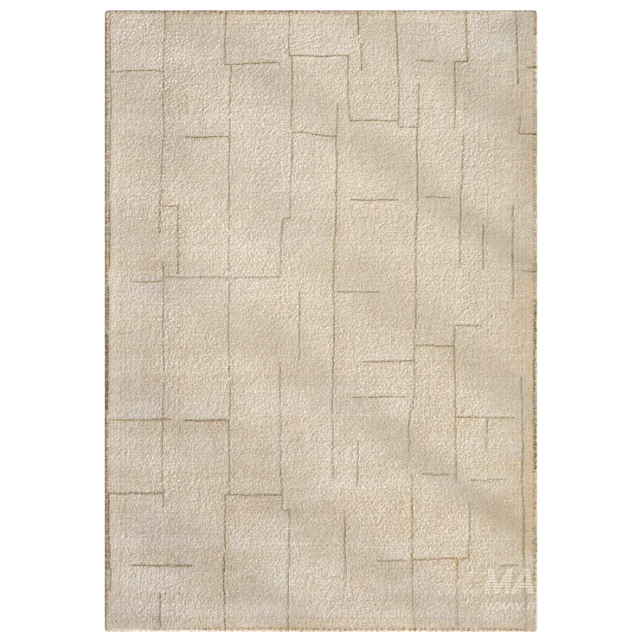 Oran Wool Silk Rug - Image 3