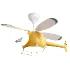 Creative Cartoon Airplane Ceiling Fans with LED Lights - Thumbnail 3