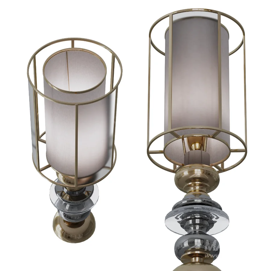 Sigma L2 CL2088 Gold Majolica Table Lamp - Image 5