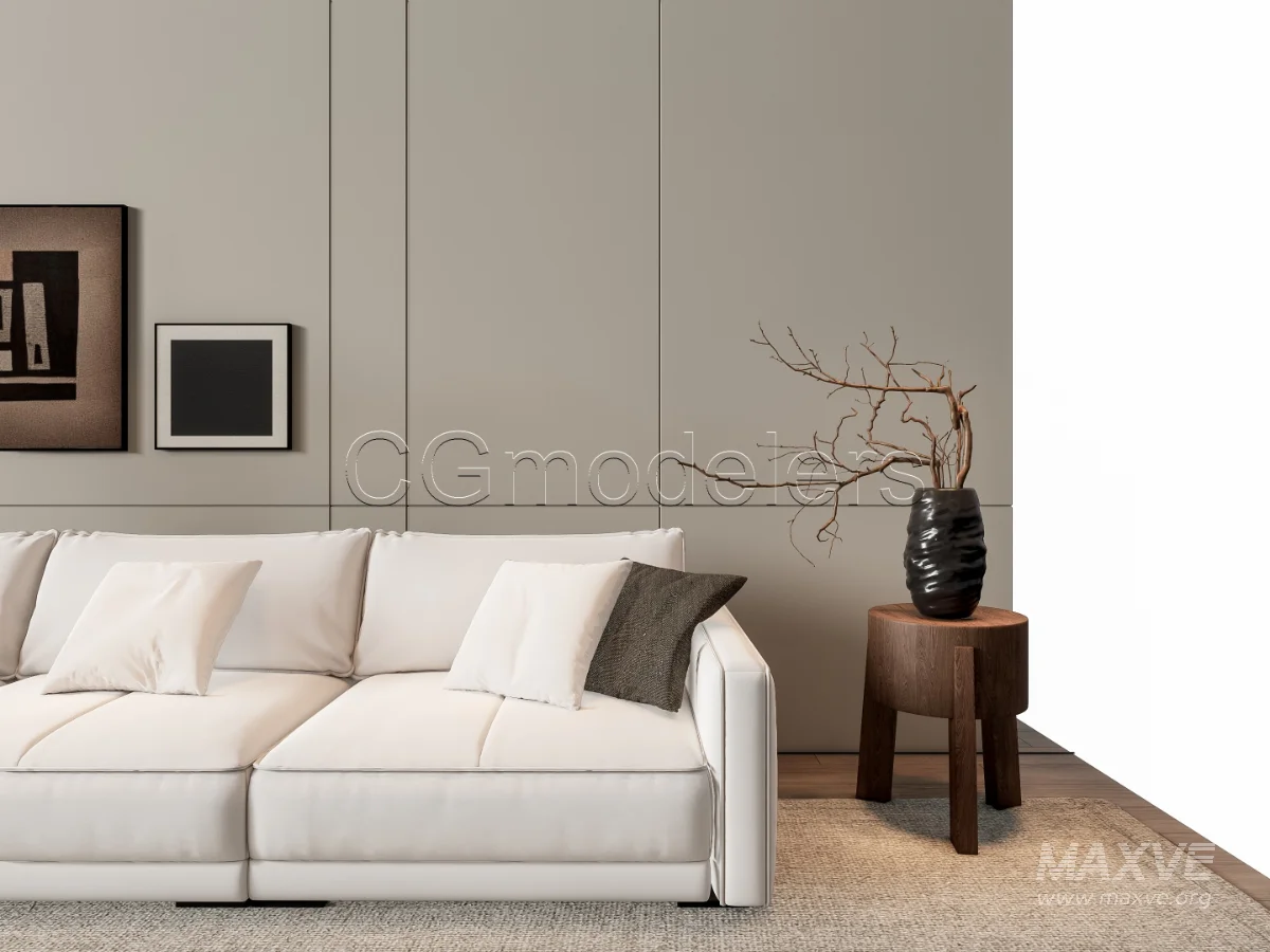MODERN LUXURY LIVING ROOM SET 8 - Image 12