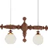 Cambridge Wooden Chandelier set2 - Thumbnail 2